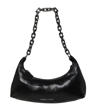 Black Leather Shoulder Bag