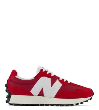 New balance 327 mens hot sale red