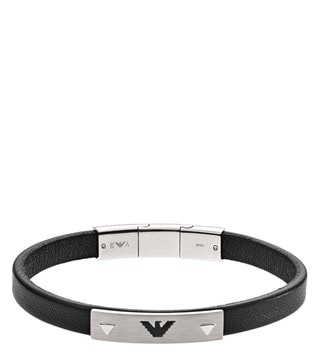 Emporio Armani Renato 46mm Black Steel Case Bracelet Watch