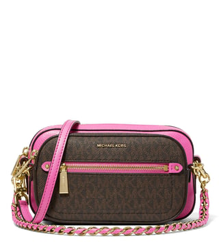 Buy MICHAEL Michael Kors Pink Jet Set Medium Cross Body Bag for