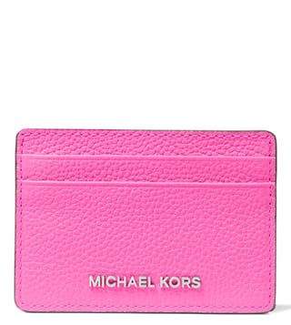 Pink michael discount kors card holder