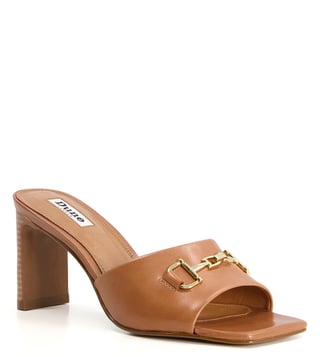 Buy Dune London Tan JUNE Chunky Slide Sandals for Women Online