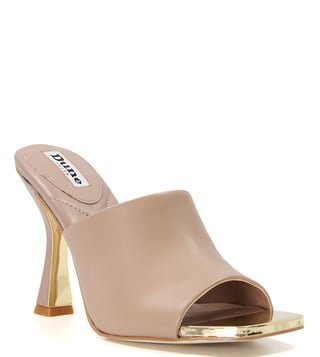 Buy Dune London Taupe MILLIE Slide Sandals for Women Online Tata