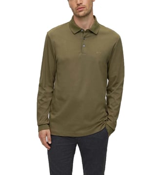 long sleeve boss polo shirt