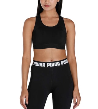 Buy Puma Black Tight Fit Sports Bras for Women Online @ Tata CLiQ