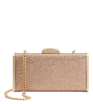 Rose gold large clutch bag hot sale