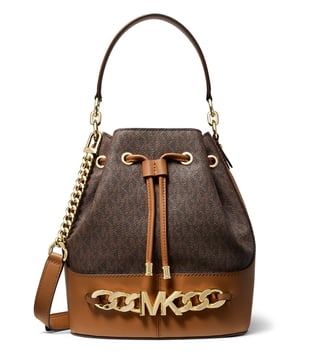 MICHAEL Michael Kors Devon Monogram Bucket Shoulder Bag