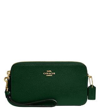 Pine green coach discount bag