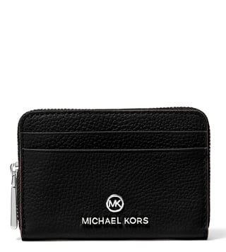 Buy MICHAEL Michael Kors Black Pebbled Small Wallet for Women Online @ Tata  CLiQ Luxury