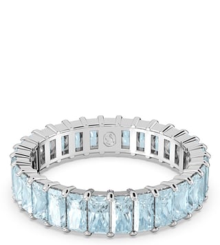 Buy Swarovski Blue Matrix Ring for Women Online @ Tata CLiQ Luxury