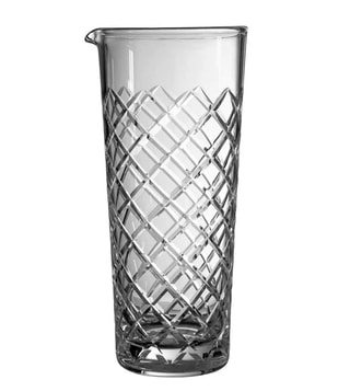 Urban Bar Transparent Diamond Cut Cocktail Mixing Glass