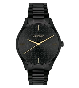 Calvin klein black discount watch