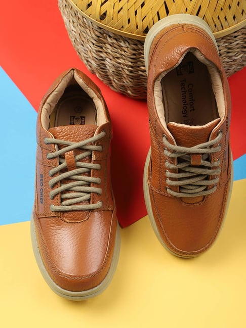 Red chief tan store lifestyle shoes