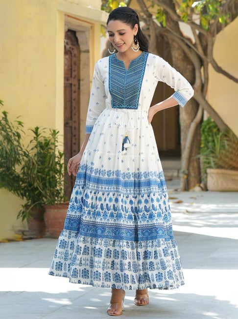 Cotton Gown Daily Use Dress For Ladies Cotton Gown Daily Wear