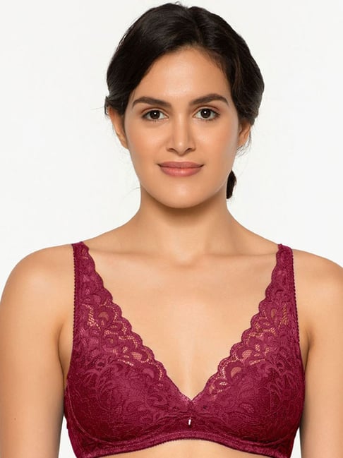 Wacoal Wine Non Wired Padded Plunge Bra