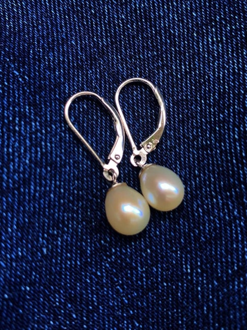 Freshwater Pearl Drop Earrings – Becket and Quill-bdsngoinhaviet.com.vn