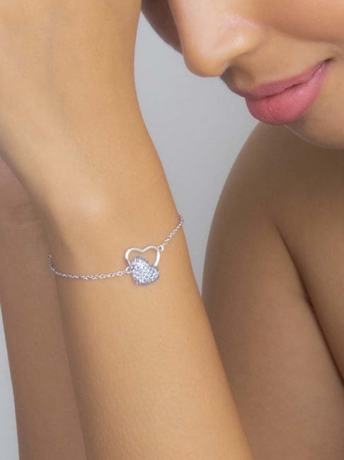 Malachite Heart Adjustable Bracelet with Beads | APM Monaco