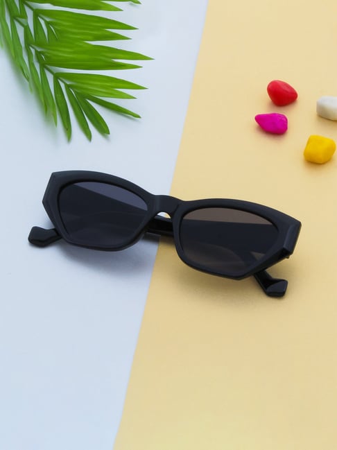 Ted Smith TS-IPEARLS_BLK Grey Cat Eye Sunglasses-picture-41