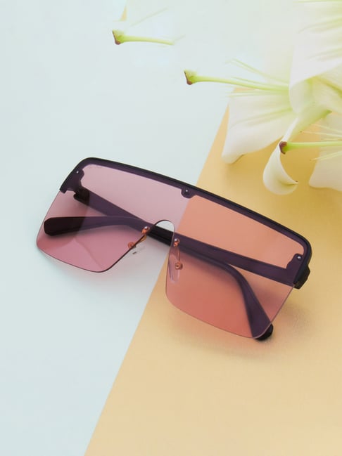 Ted Smith TS-MASK_PINK Pink Shield Sunglasses