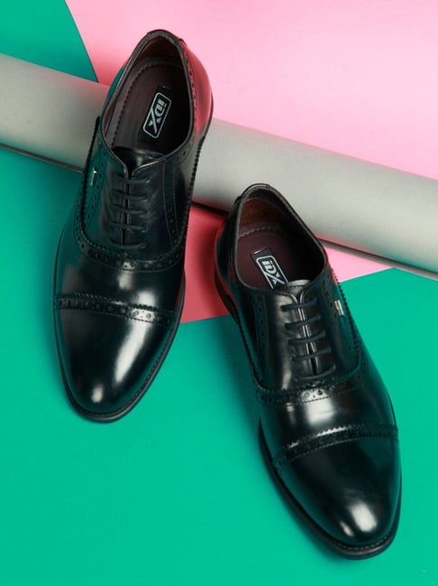 ID Men's Black Oxford Shoes-image-47