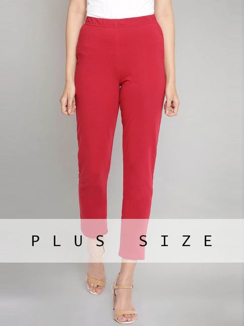 Buy Red Leggings for Women by Plus Size Online