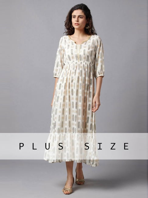 Buy Aurelia White Embellished A-Line Dress for Women Online Tata