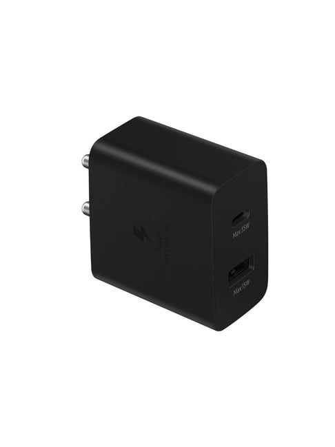 Samsung EP-TA220NBNGIN 35W Power Adapter Duo Wall Charger (Black)