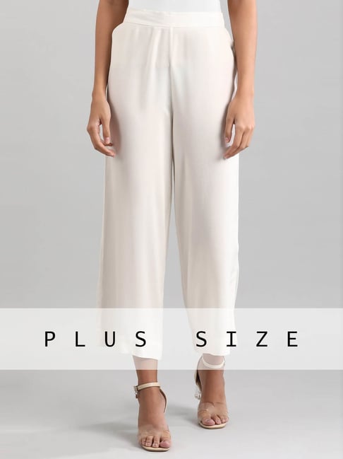 Buy Pink Trousers & Pants for Women by AURELIA Online | Ajio.com