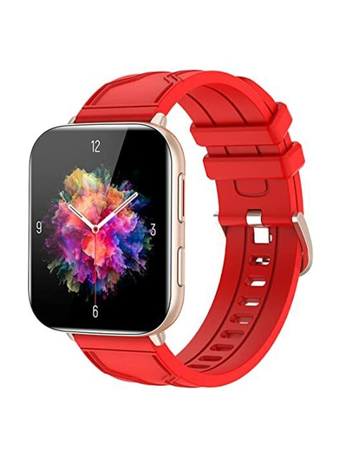 Fire-Boltt Max BSW010 AMOLED Smartwatch (Red)