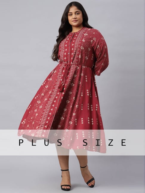 Buy Maroon Dresses for Women by FABALLEY Online | Ajio.com