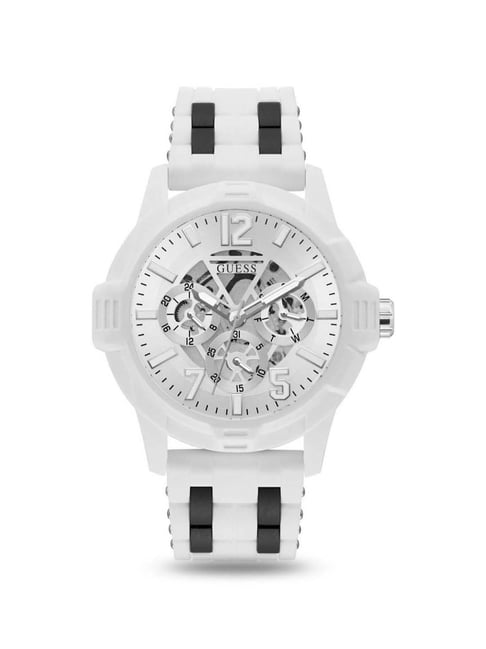 Guess Analog White Dial Men's Watch GW0428G2