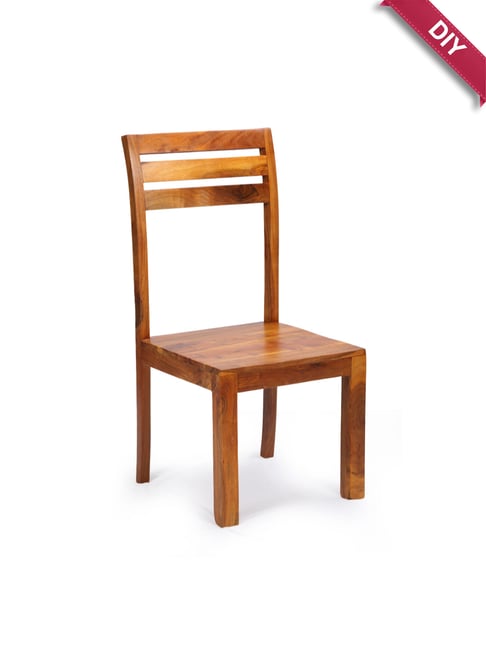 Buy ExclusiveLane Centaur Brown Acacia Wood Dining Chair at Best