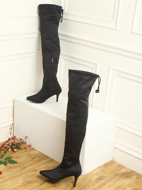 Truffle Collection Women's Black Stiletto Booties