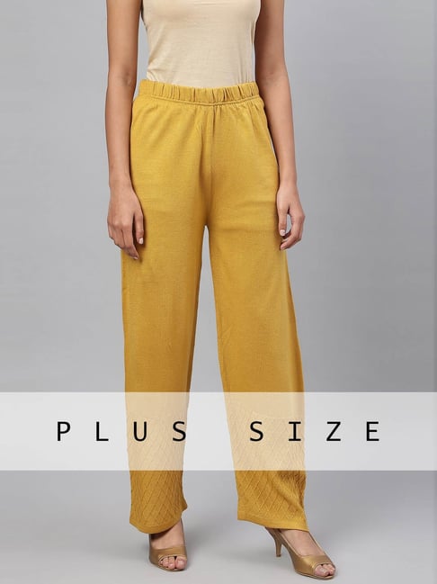 Buy Black Lycra Top with Yellow Palazzo Pants for Girls Online