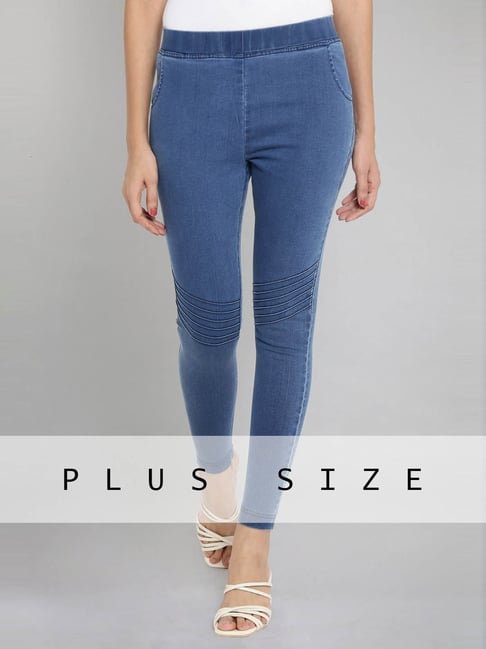 Elleven from Aurelia Blue Cotton Jeggings-picture-19