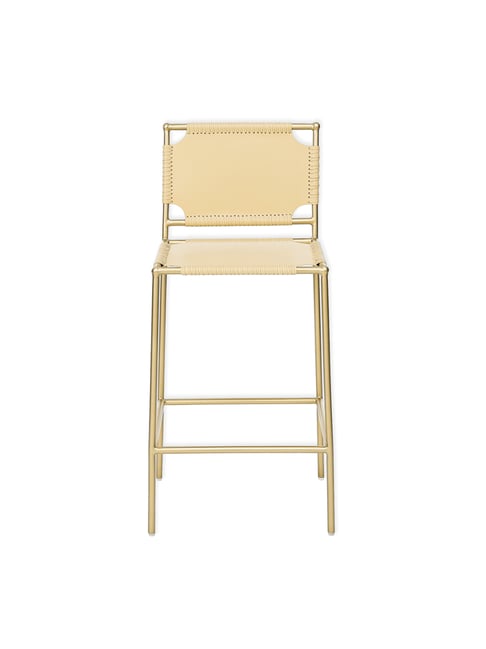 Home4U Varka Beige Stainless Steel Bar Counter