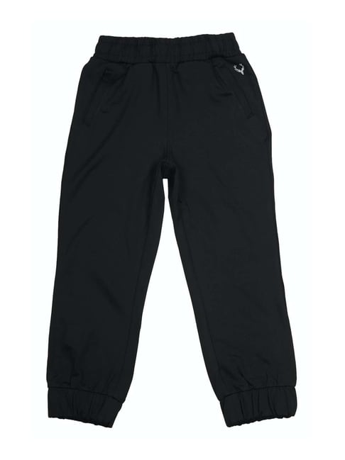 Allen Solly Junior Black Regular Fit Joggers