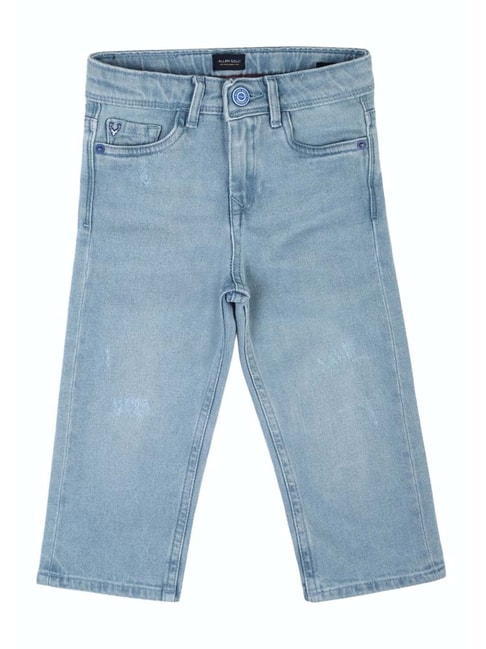 Allen Solly Junior Blue Cotton Regular Fit Jeans