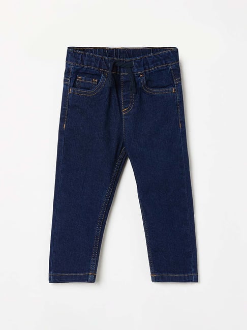 Juniors by Lifestyle Kids Dark Blue Solid Jeans