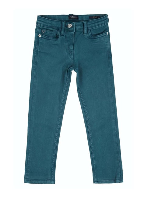 Allen Solly Junior Blue Cotton Regular Fit Jeans