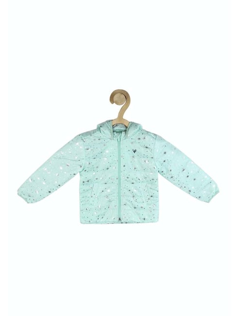 Allen Solly Junior Blue Printed Full Sleeves Jacket