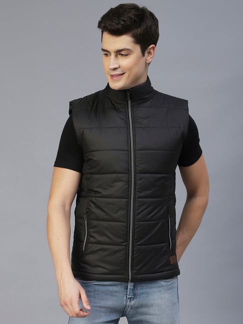 Rigo Black Regular Fit Puffer Jacket-picture-41