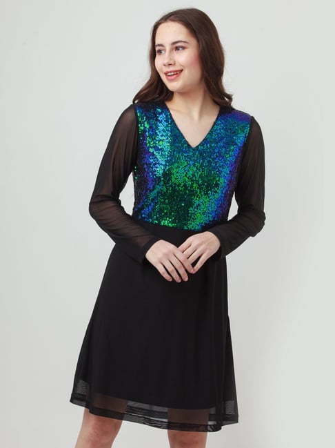 DAZY Notch Neck Puff Sleeve A-line Dress | A line dress, Modest dresses  casual, Casual frocks