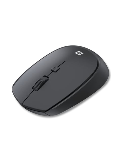 Portronics Toad 23 Wireless Optical Mouse with USB Nano Dongle (Black)