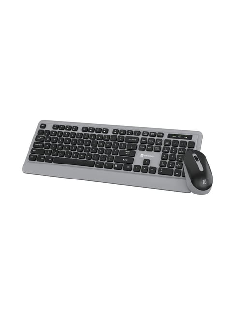 Portronics Key5 Combo Multimedia Wireless Keyboard & Mouse Combo (Grey)