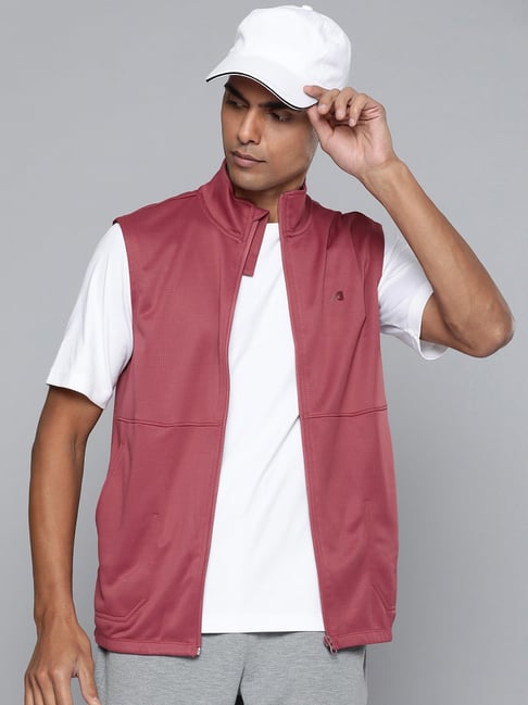 Sports sleeveless clearance jacket