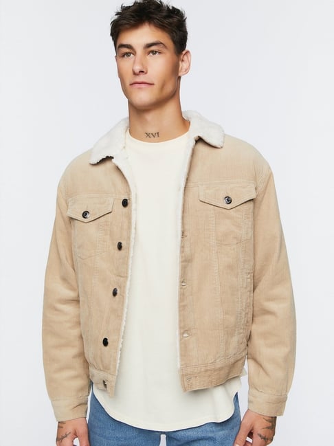 Sherpa denim jacket outlet forever 21