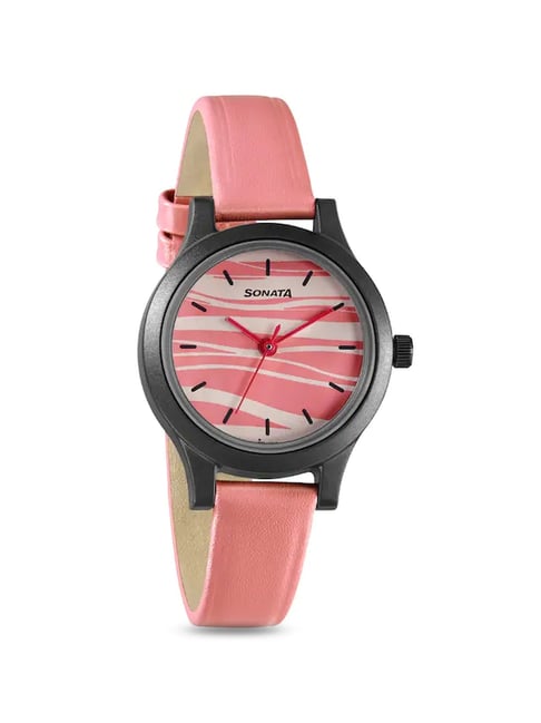 Sonata 87030PL05W Play Analog Watch for Women