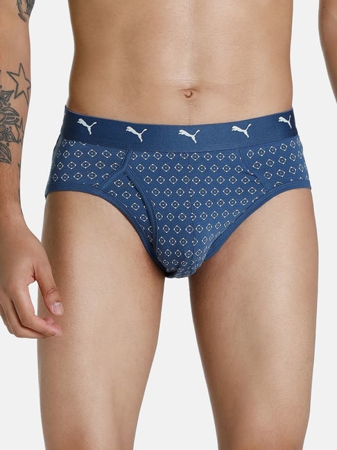 Buy Puma Multi Regular Fit Printed Briefs Pack Of for Mens