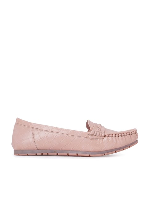 Scentra Women's Pink Casual Loafers